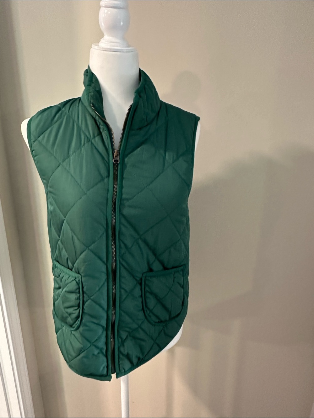 41 Hawthorn Girls' Green Quilted Puffer Vest